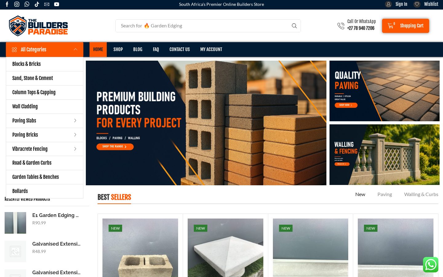 The Builders Paradise building products online store